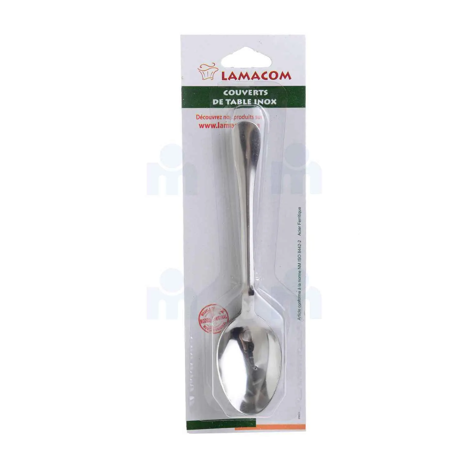 Série de 6 cuillières de table inox Lenon - LAMACOM