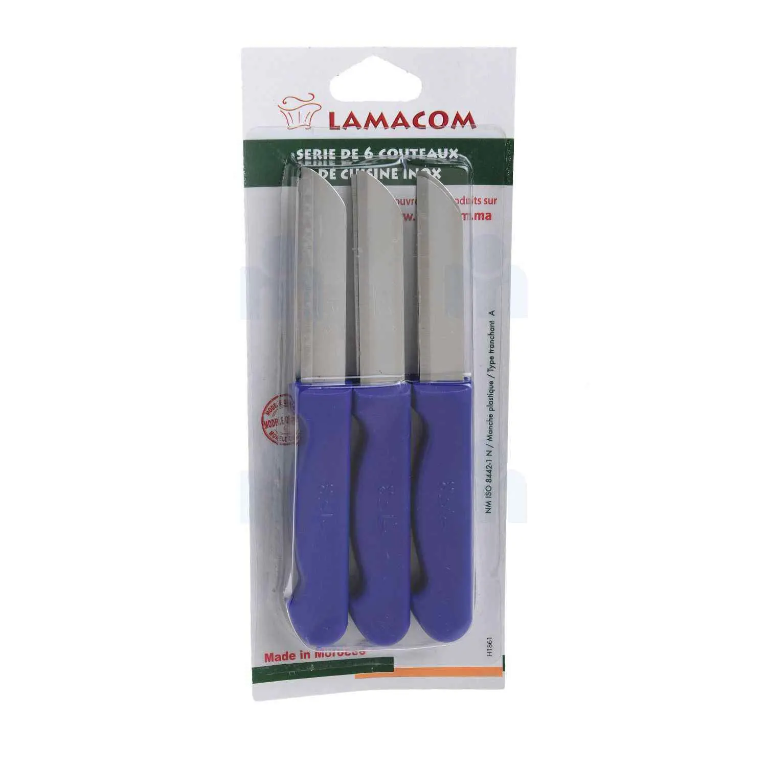 Série de 6 couteaux de cuisine - LAMACOM