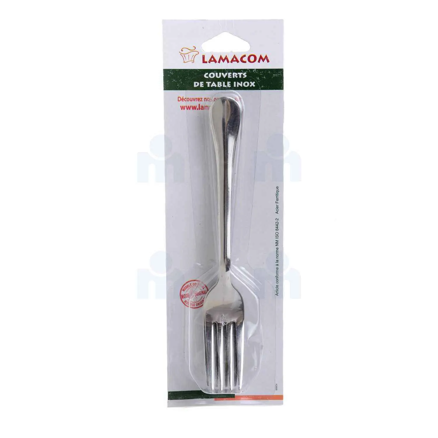 Série 6 fourchettes de table inox Lenon - LAMACOM