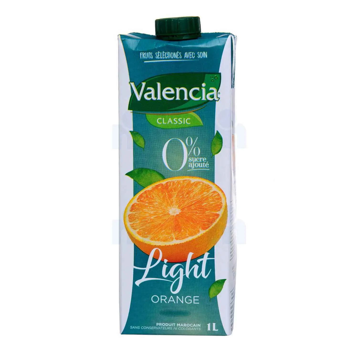 Valencia nectar au jus d'orange light 0% sucre ajouté 1L