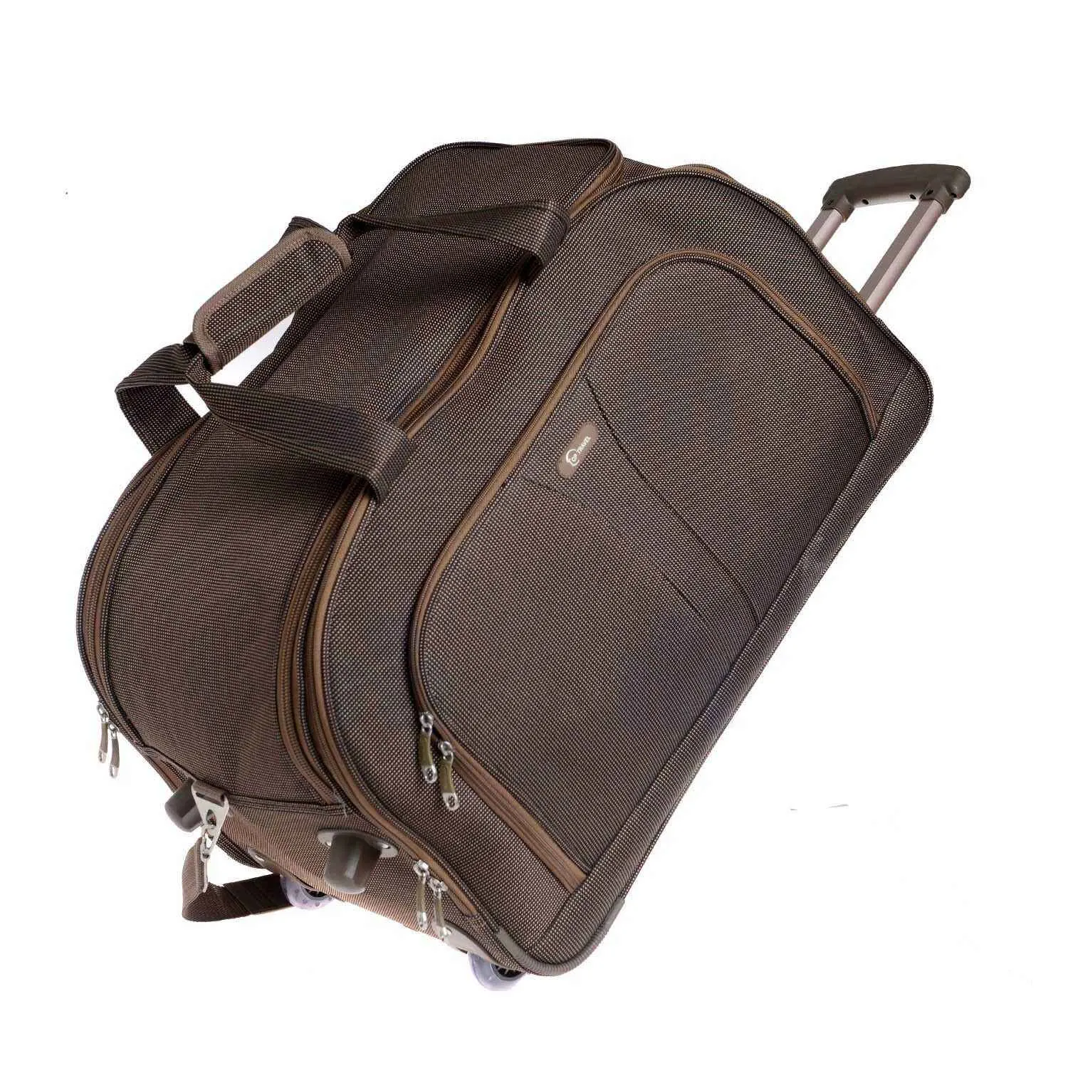 Sac de voyage à roulettes 18B050-2 beige 60cm - TOP TRAVEL - vue 4