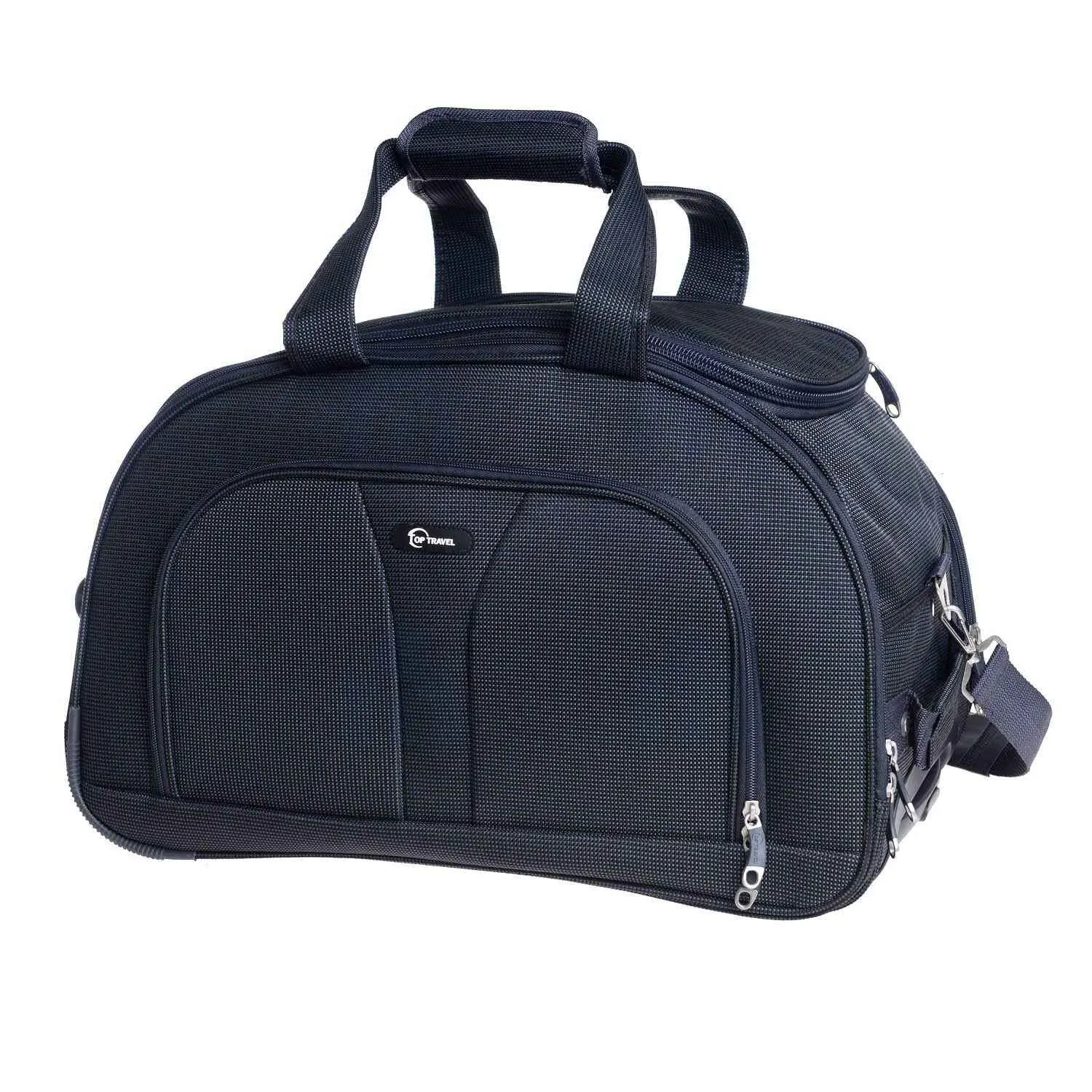 Sac de voyage à roulettes 18B050-3 noir 50cm - TOP TRAVEL - vue 2