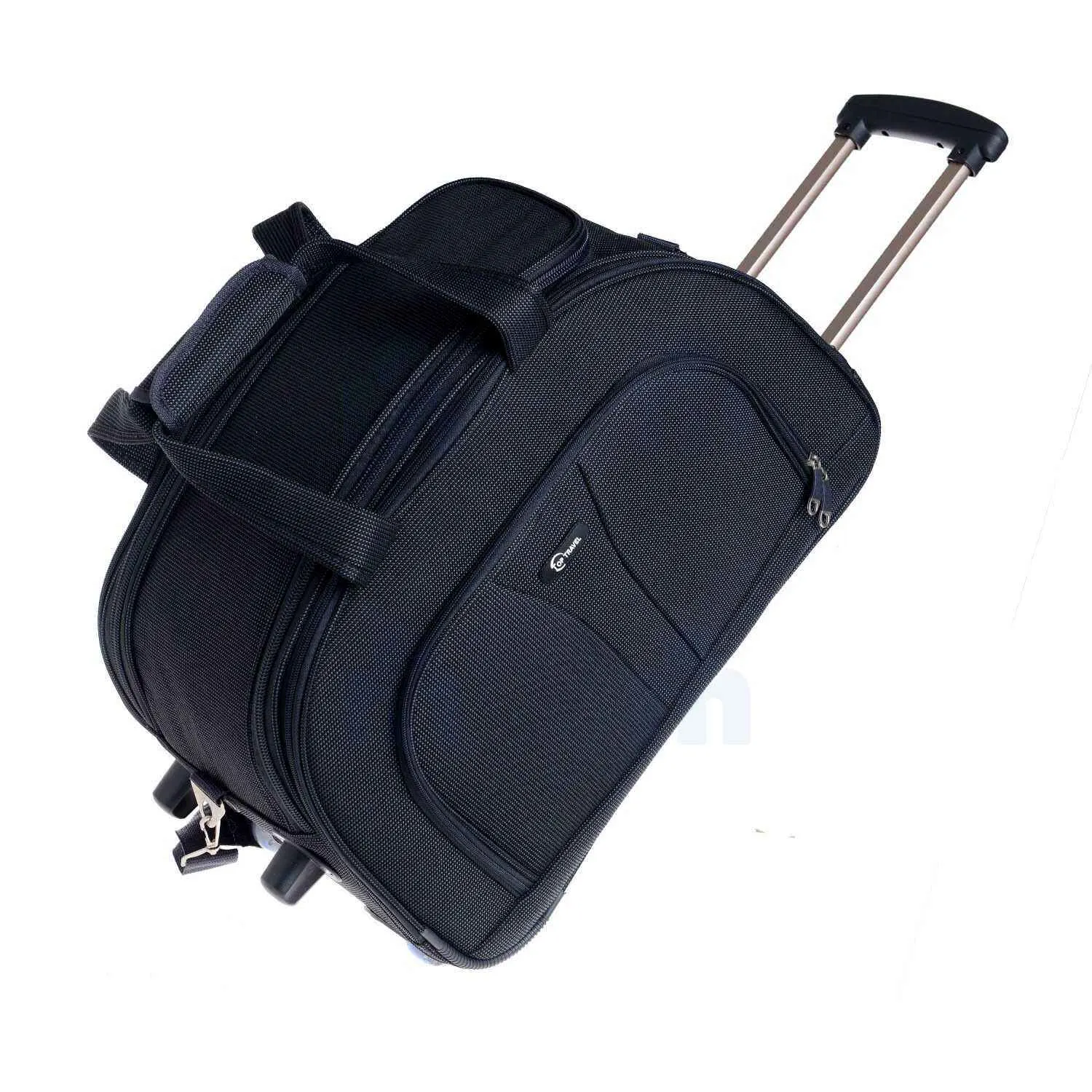Sac de voyage à roulettes 18B050-3 noir 50cm - TOP TRAVEL - vue 3