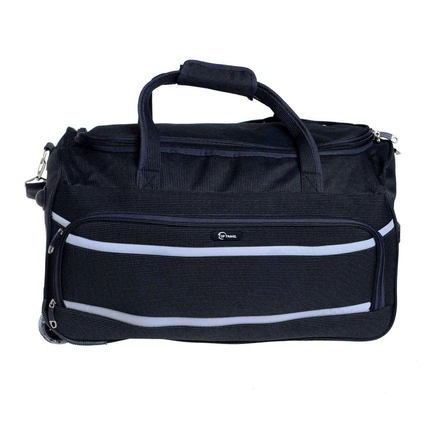 Sac de voyage à roulettes 18B050-3 noir 55 cm - TOP TRAVEL