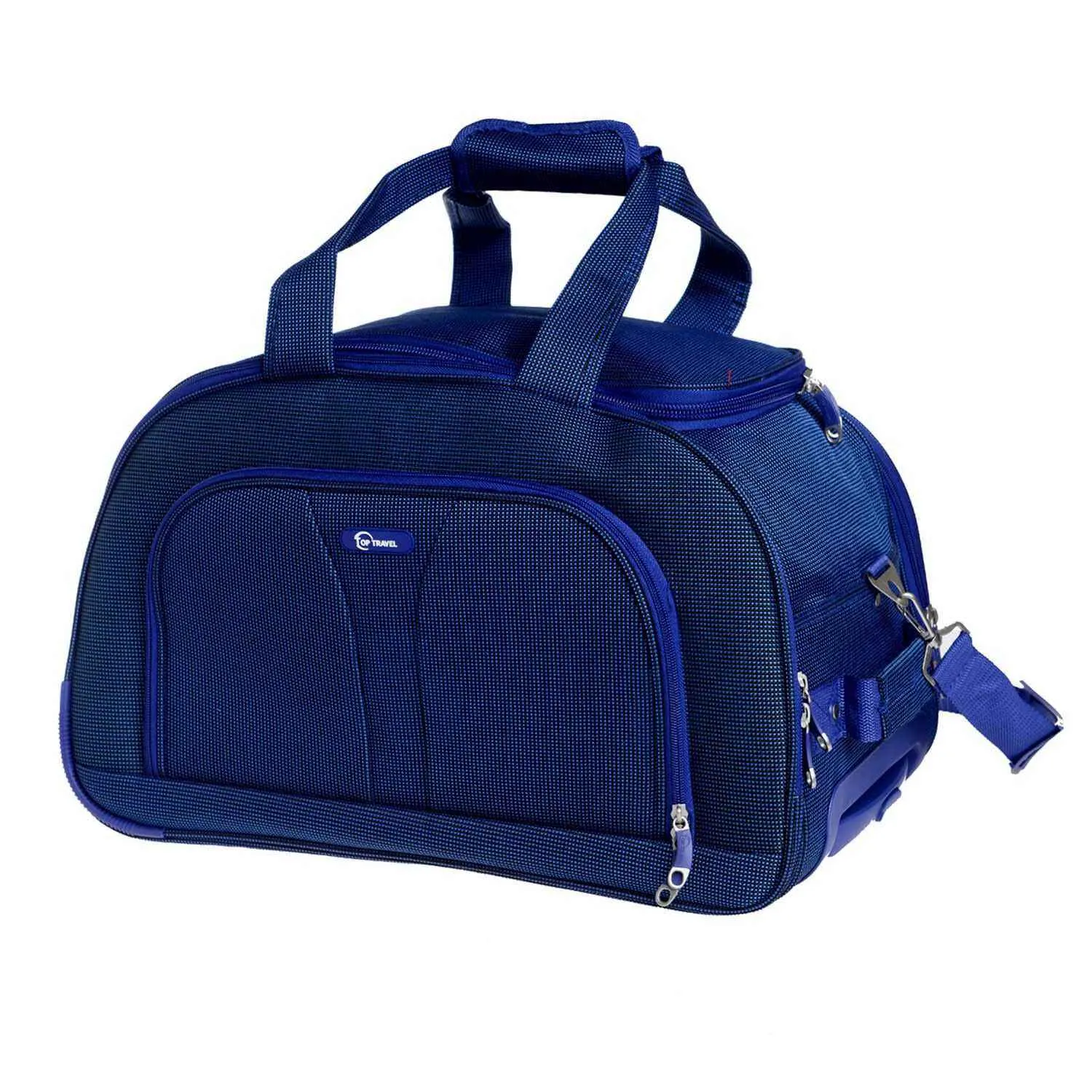 Sac de voyage à roulettes 18B050-5 bleu marine 50cm - TOP TRAVEL - vue 3