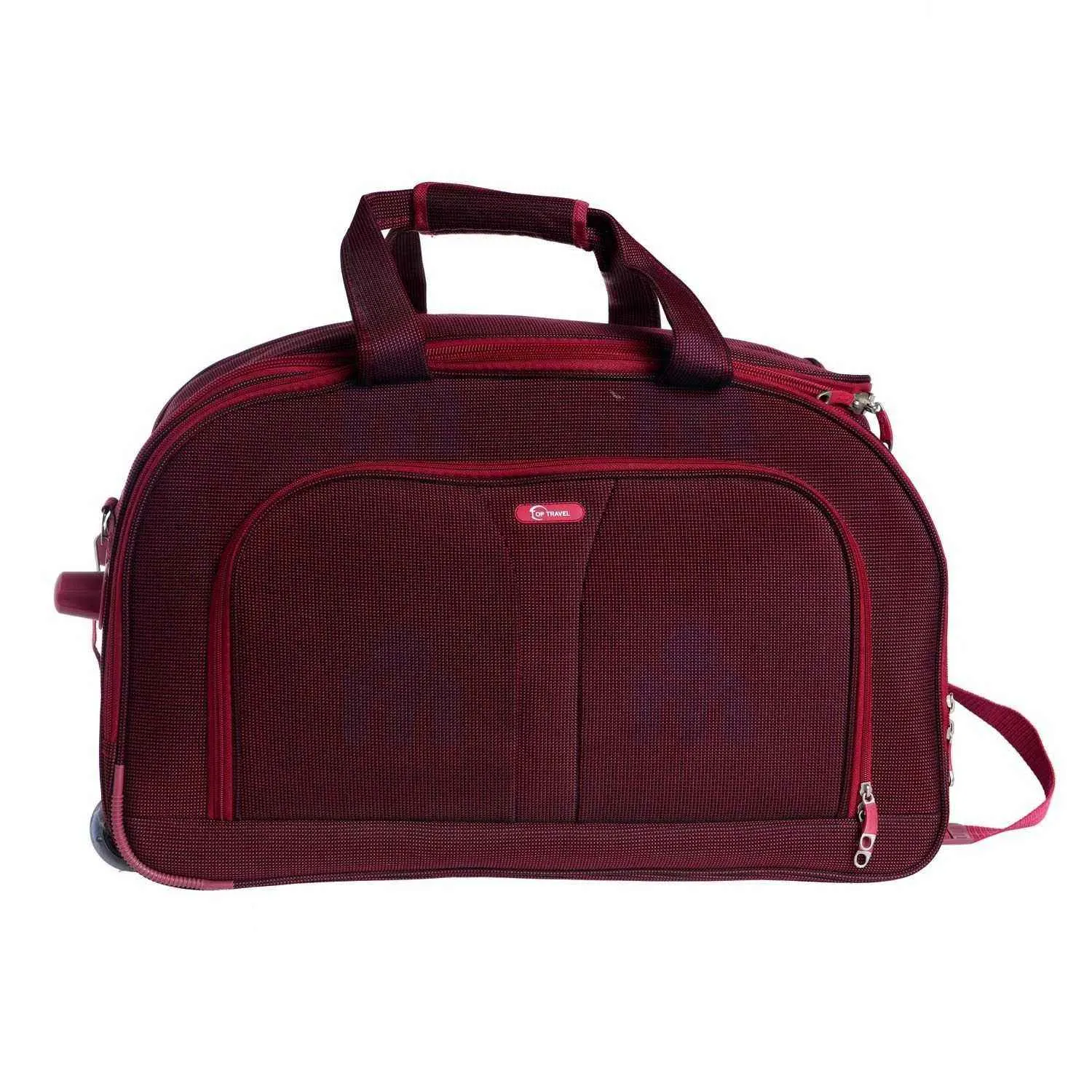 Sac de voyage à roulettes 18B050-1 rouge 60cm - TOP TRAVEL