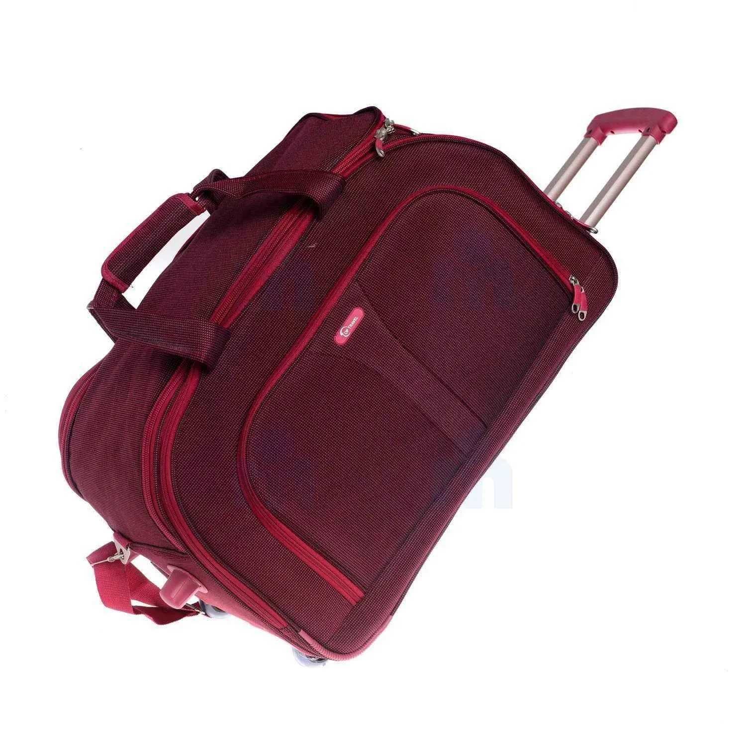 Sac de voyage à roulettes 18B050-1 rouge 60cm - TOP TRAVEL - vue 5