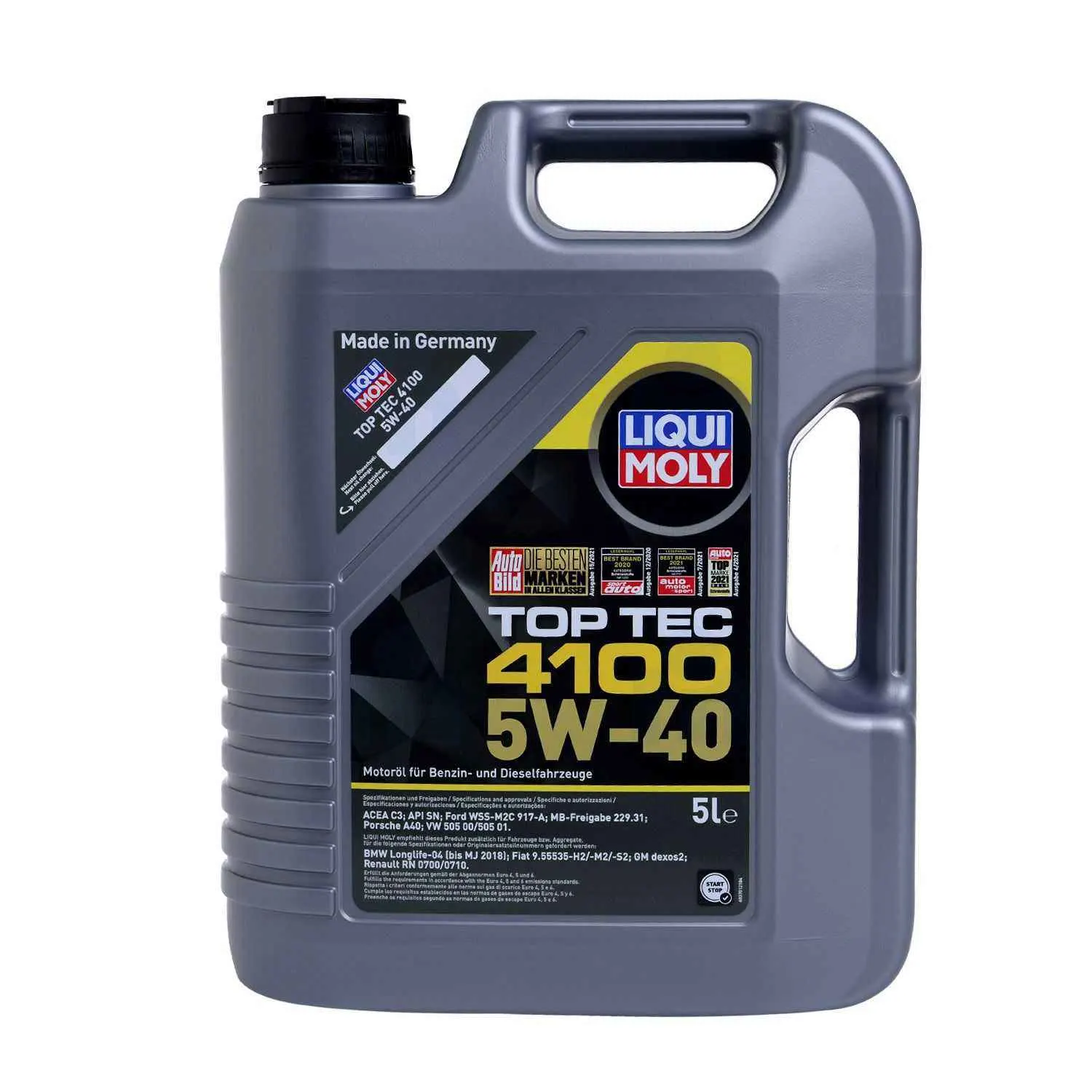 Huile moteur Top Tec 4100 5W-40 5L - LIQUI MOLY