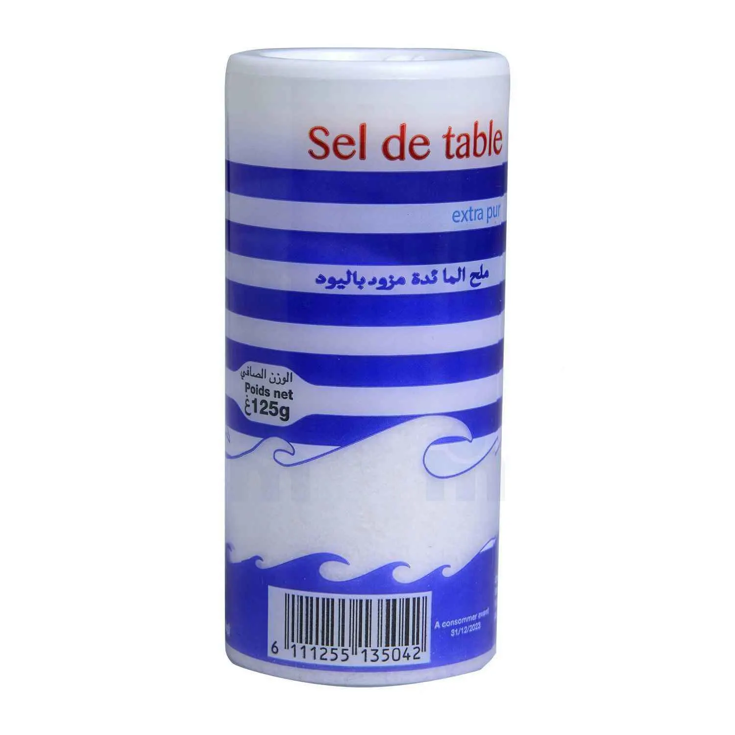 Sel de table iodé 99% pureté 125g - SEL DE BEROS - vue 3