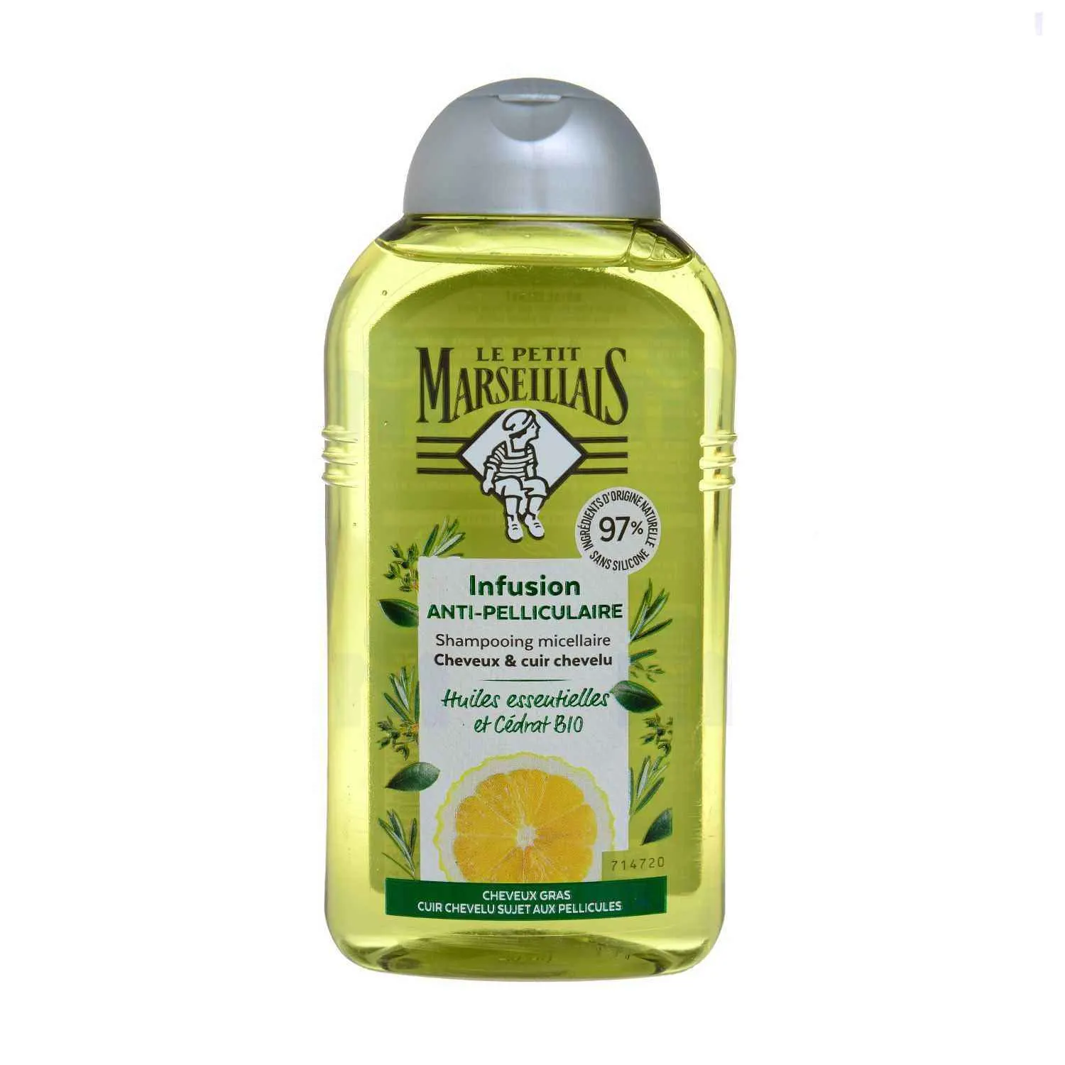 Shampoing micellaire infusion anti-pelliculaire 250ml - LE PETIT MARSEILLAIS