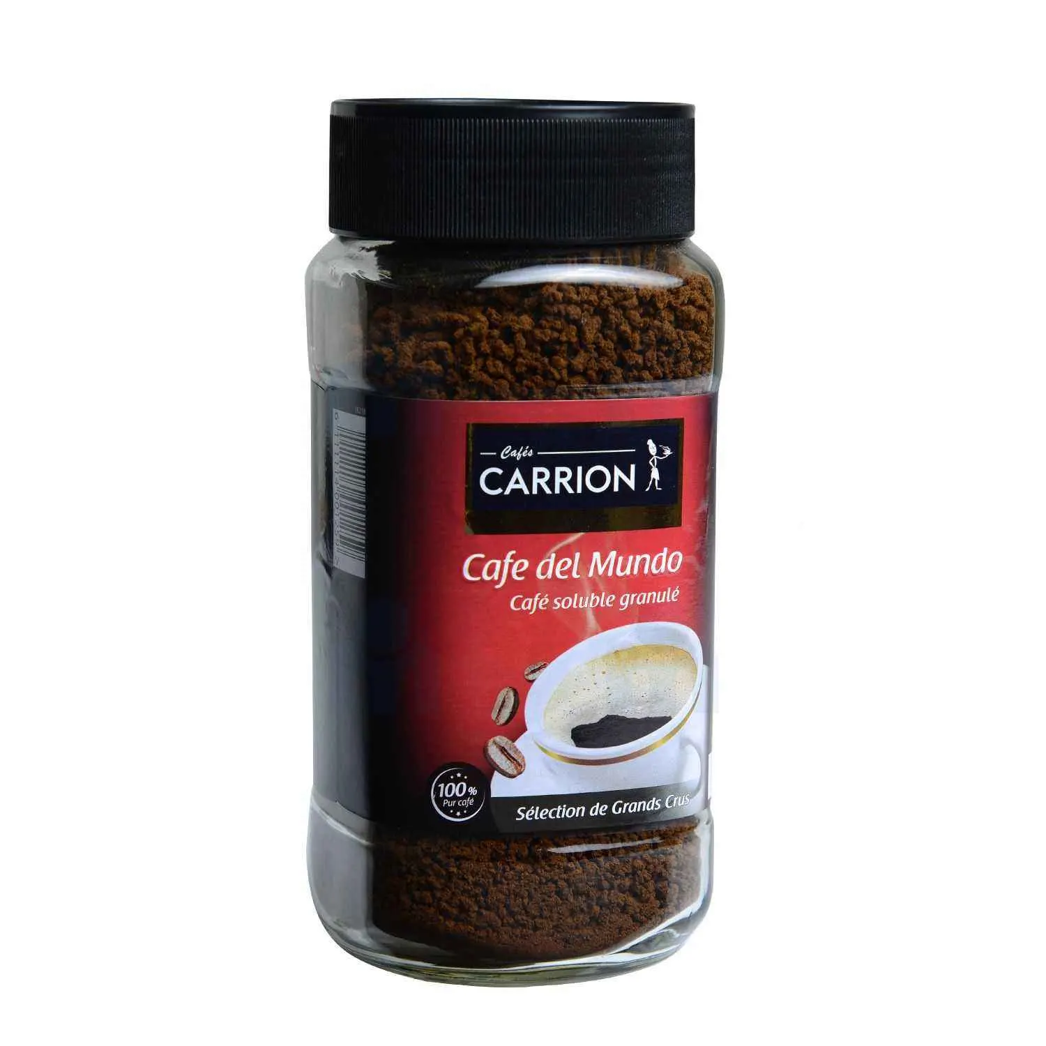 Café soluble granulé Del Mundo 200g - CAFÉS CARRION - vue 2