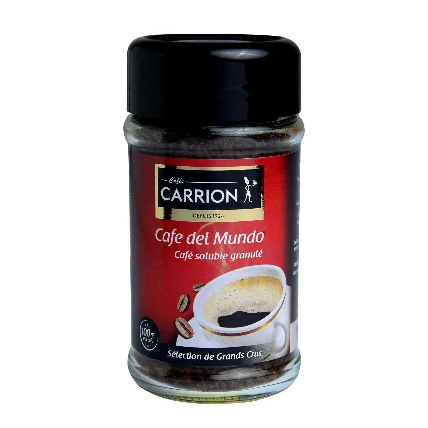 Café soluble granulé Del Mundo 50g - CAFÉS CARRION