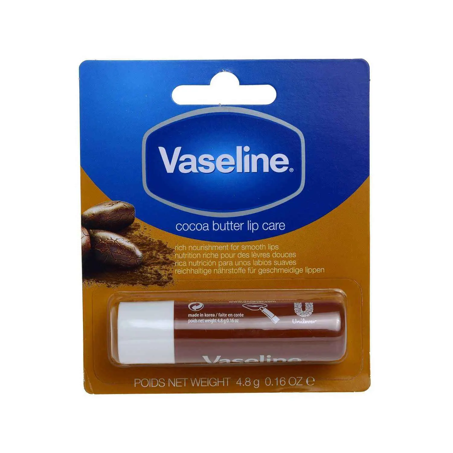Stick baume à lèvres cocoa butter lip care 4,8g - VASELINE