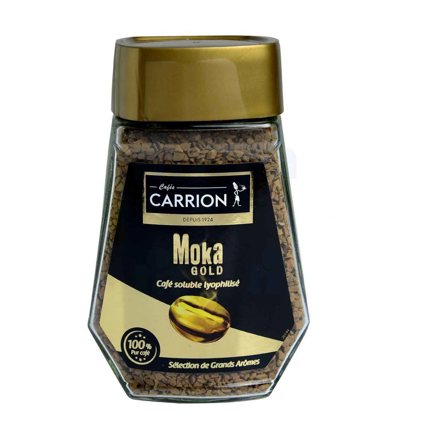 Café soluble lyophilisé Moka Gold 100g - CAFÉS CARRION
