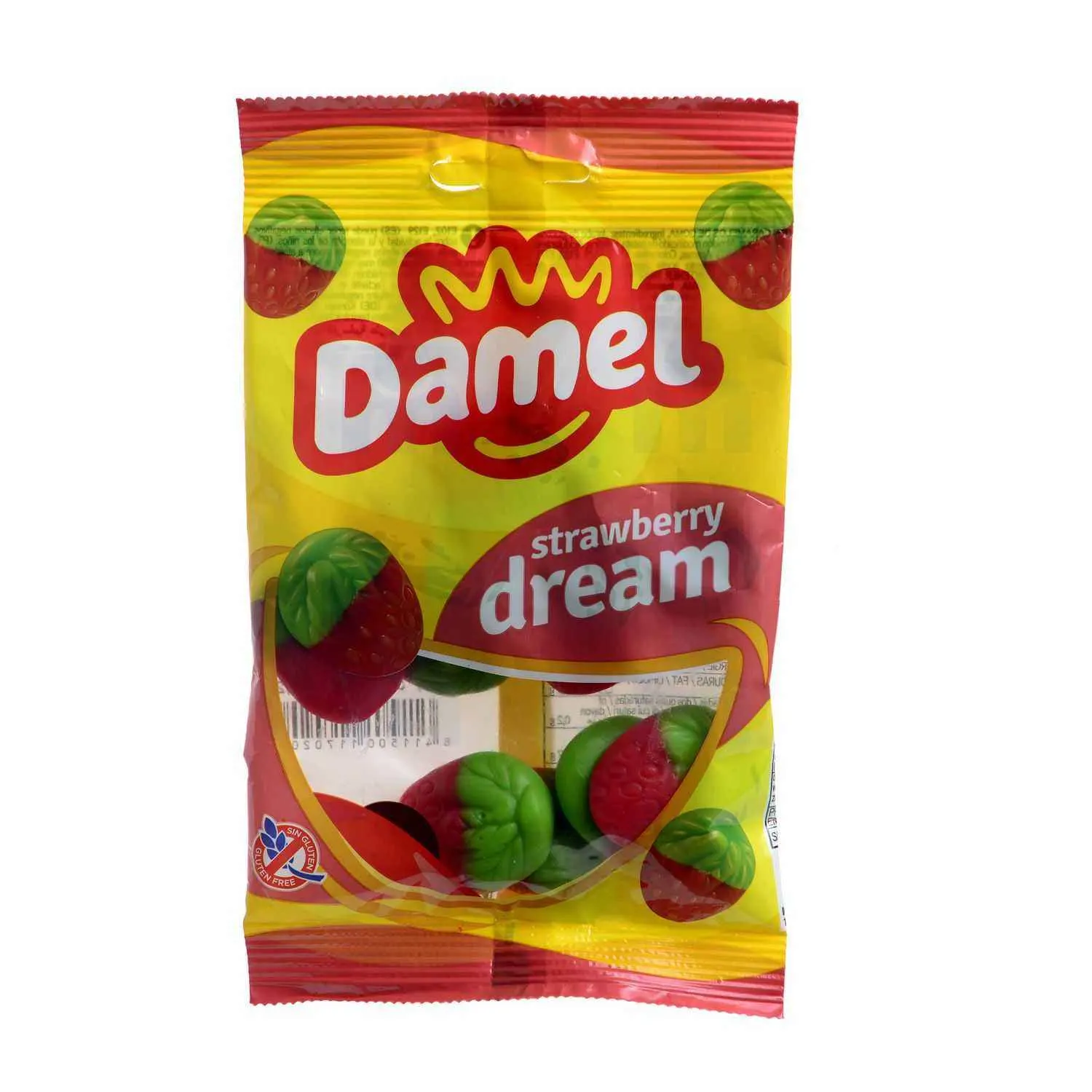 Gommes fraise sans gluten Dream 80g - DAMEL