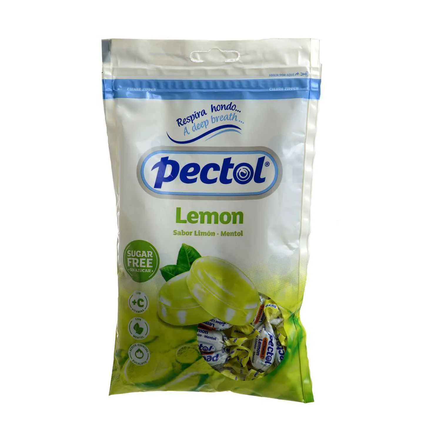 Bonbons saveur lemon sans sucre 100g - PECTOL