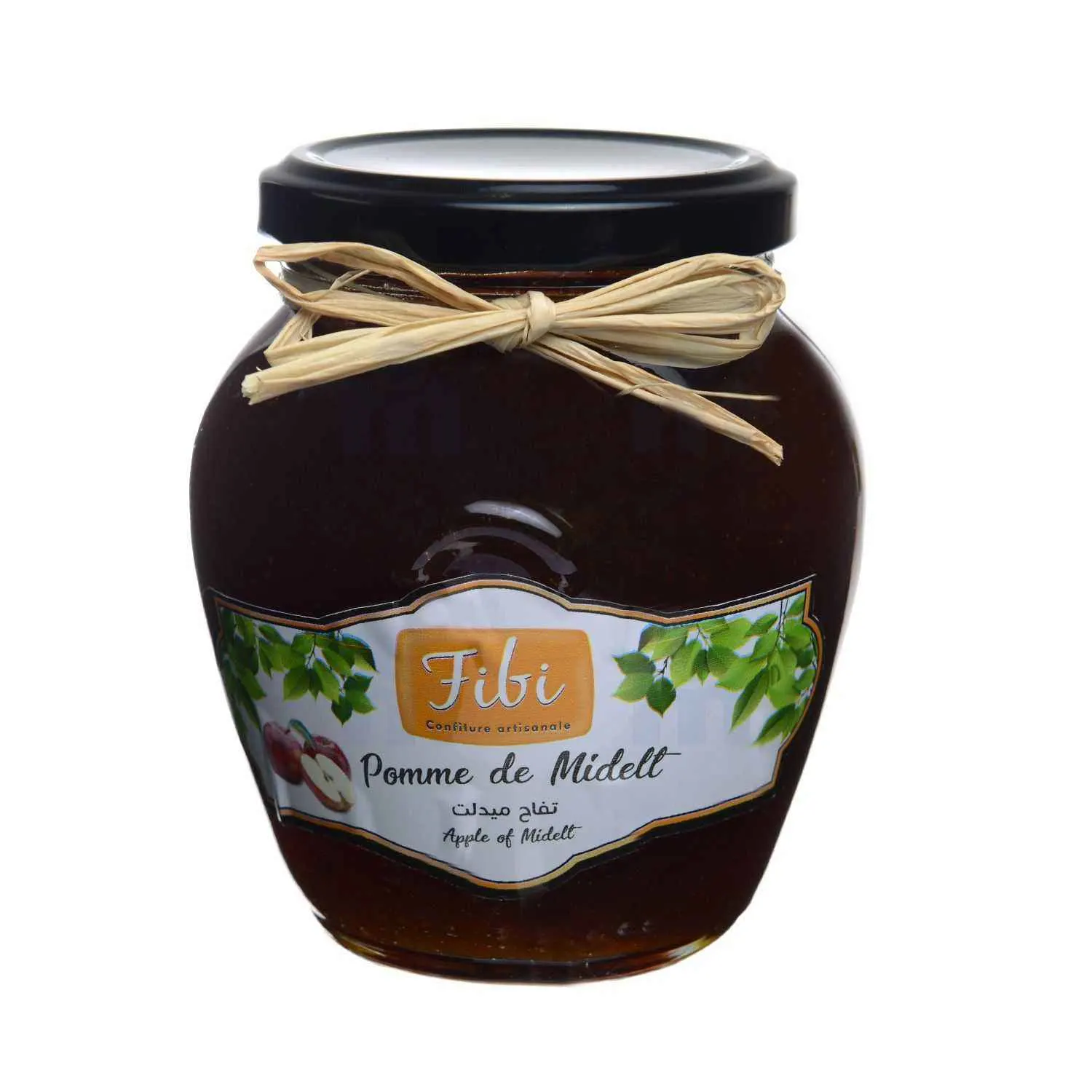 Confiture de pomme 250g - FIBI - vue 2
