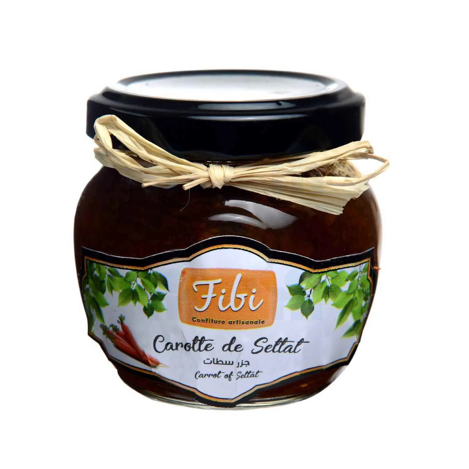 Confiture de carotte 100g - FIBI - vue 2