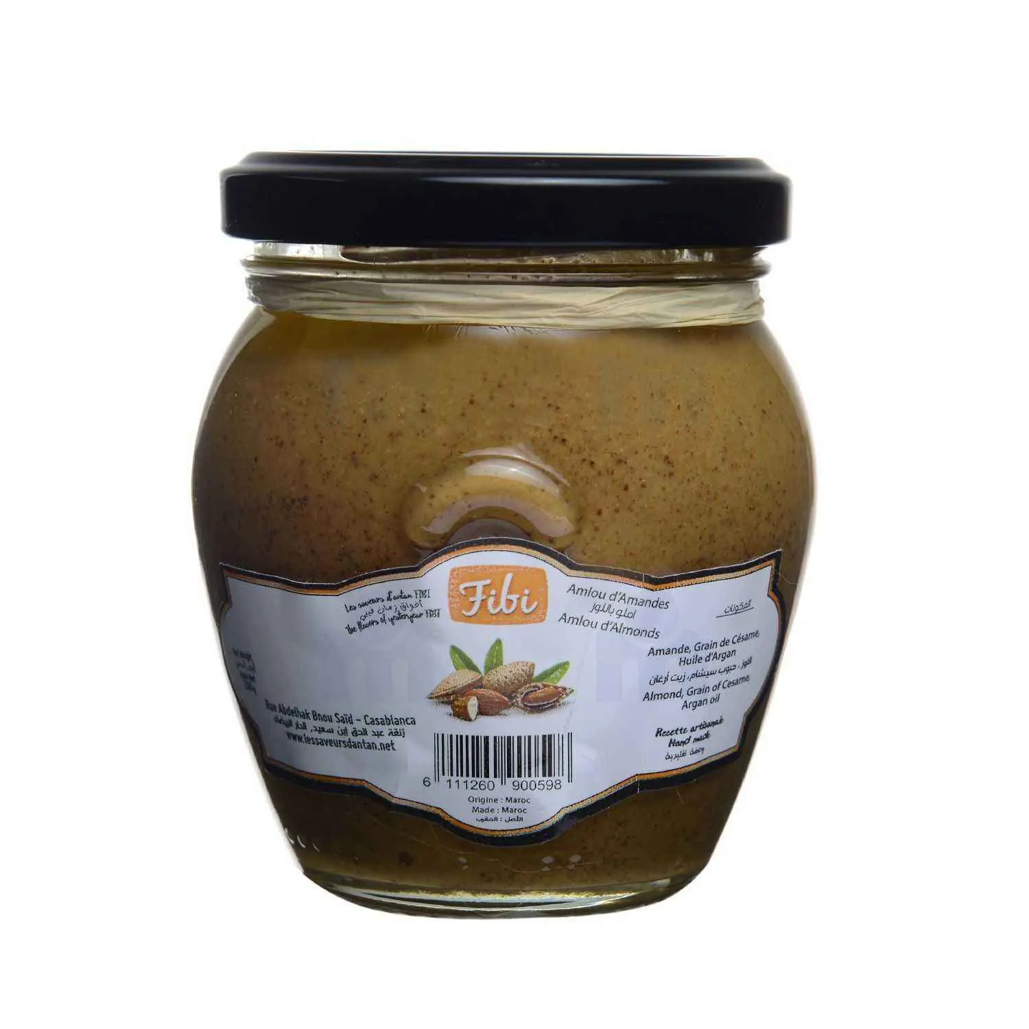 Amlou d'amandes sans miel 200g - FIBI - vue 3