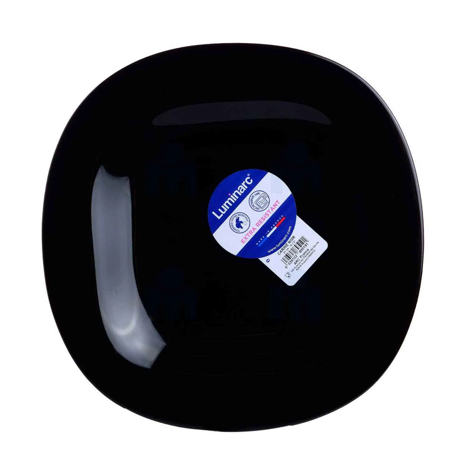 Assiette plate Carine noire 27 cm - LUMINARC