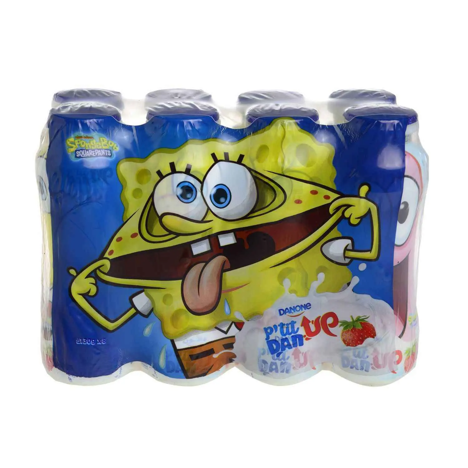 Yaourt à boire fraise P'tit Dan Up 8x130g - DANONE