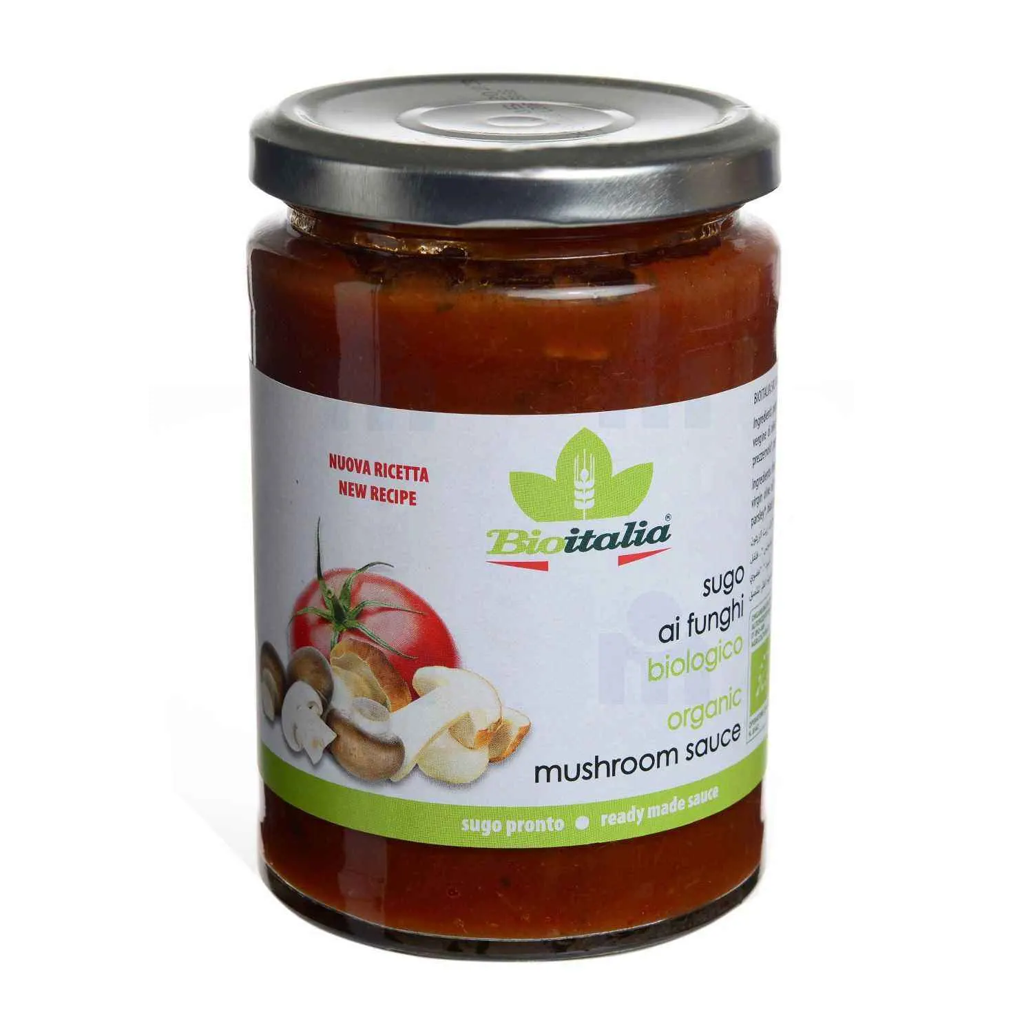 Sauce tomates aux champignons bio 350g - BIOITALIA