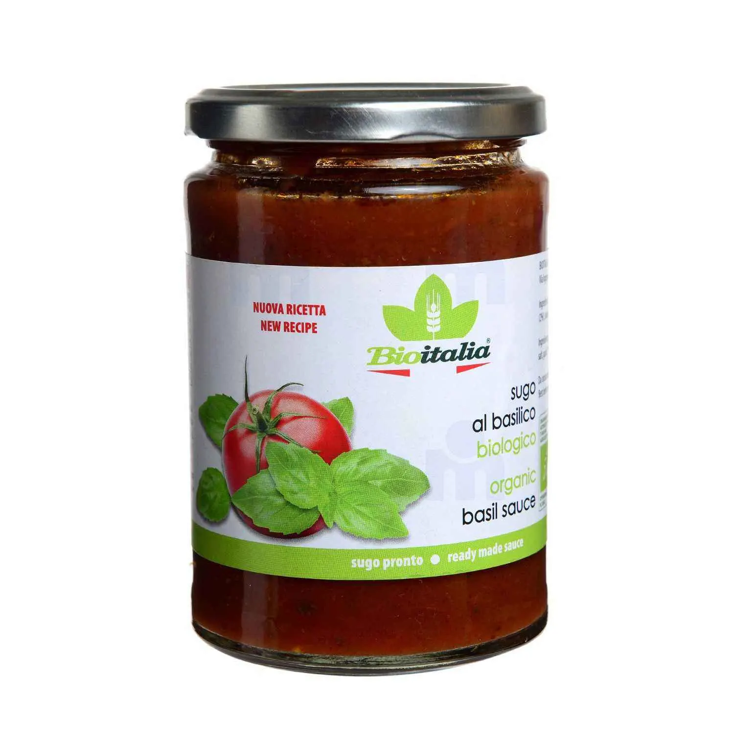 Sauce tomate basilic Bio 350g - BIOITALIA