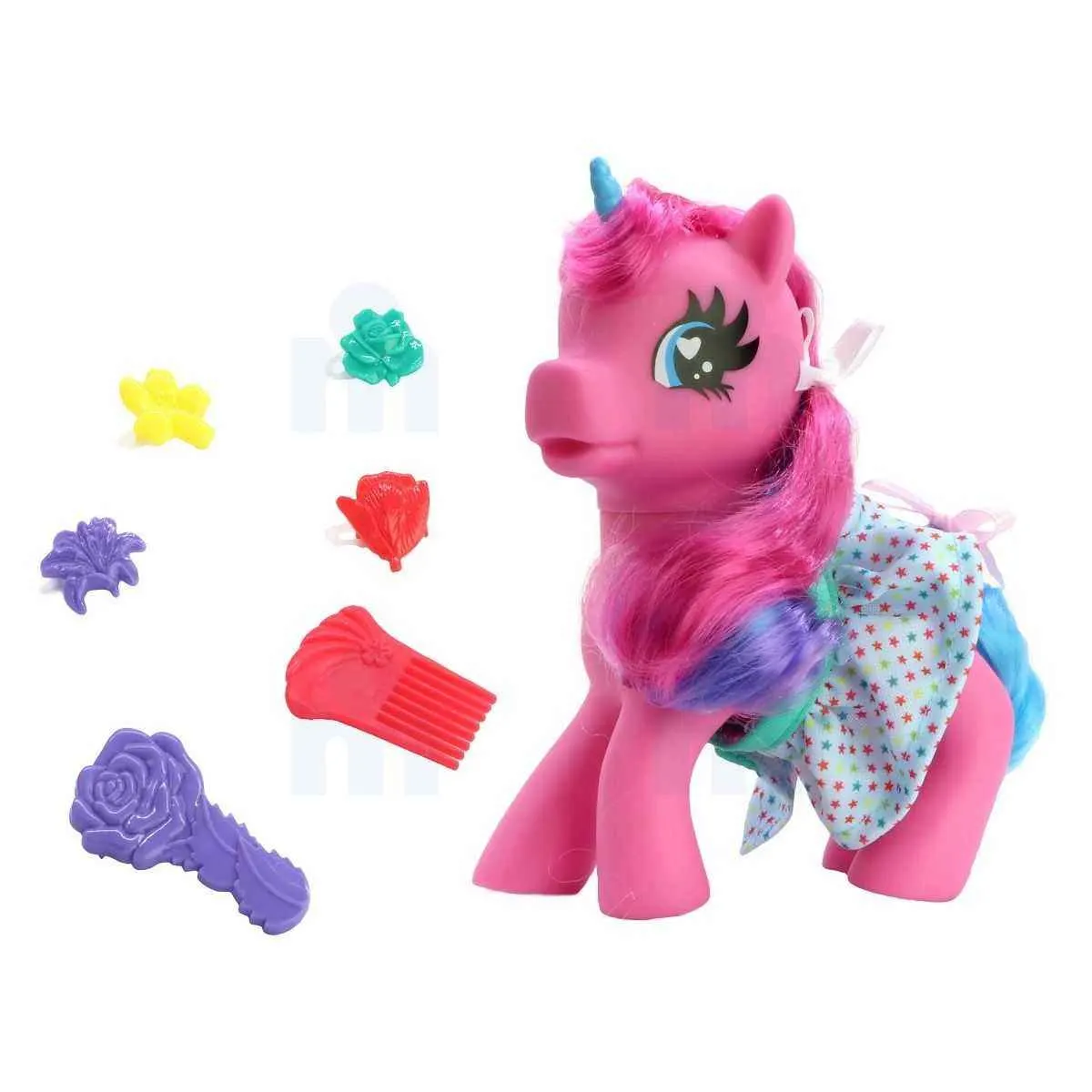 Ensemble sac à dos + Licorne colorée et accessoires 20cm - ONE TWO FUN - vue 4