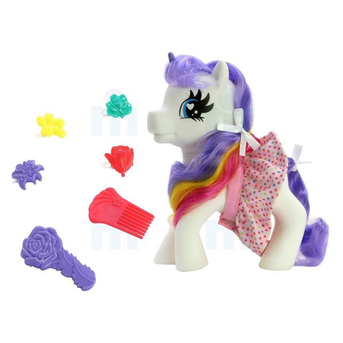 Ensemble sac à dos + Licorne colorée et accessoires 20cm - ONE TWO FUN - vue 5