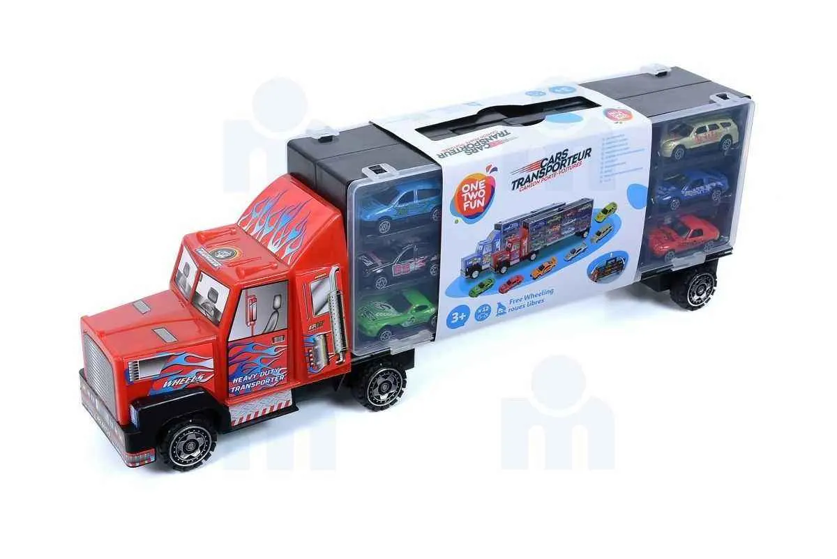 Camion valisette transport de 12 véhicules  - ONE TWO FUN - vue 2