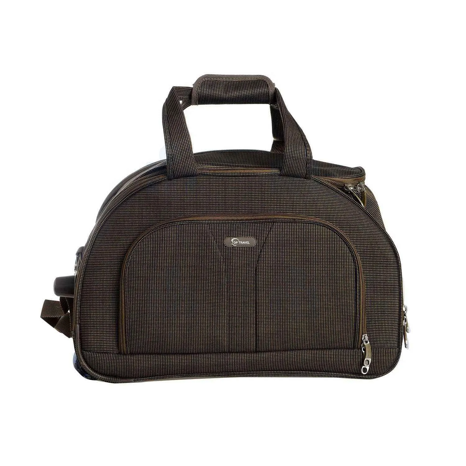Sac de voyage à roulettes 18B050-2 beige 50cm - TOP TRAVEL
