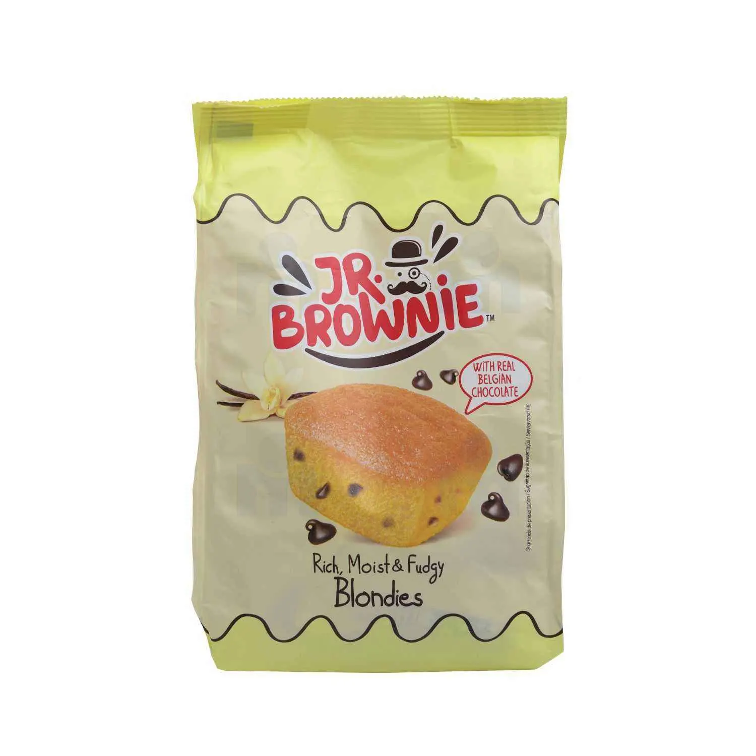 Blondies brownies avec pépites de chocolat 150g - JR.BROWNIE