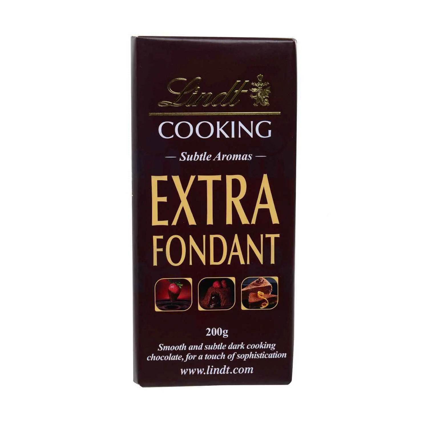 Barre de chocolat de cuisine extra fondant 200g - LINDT