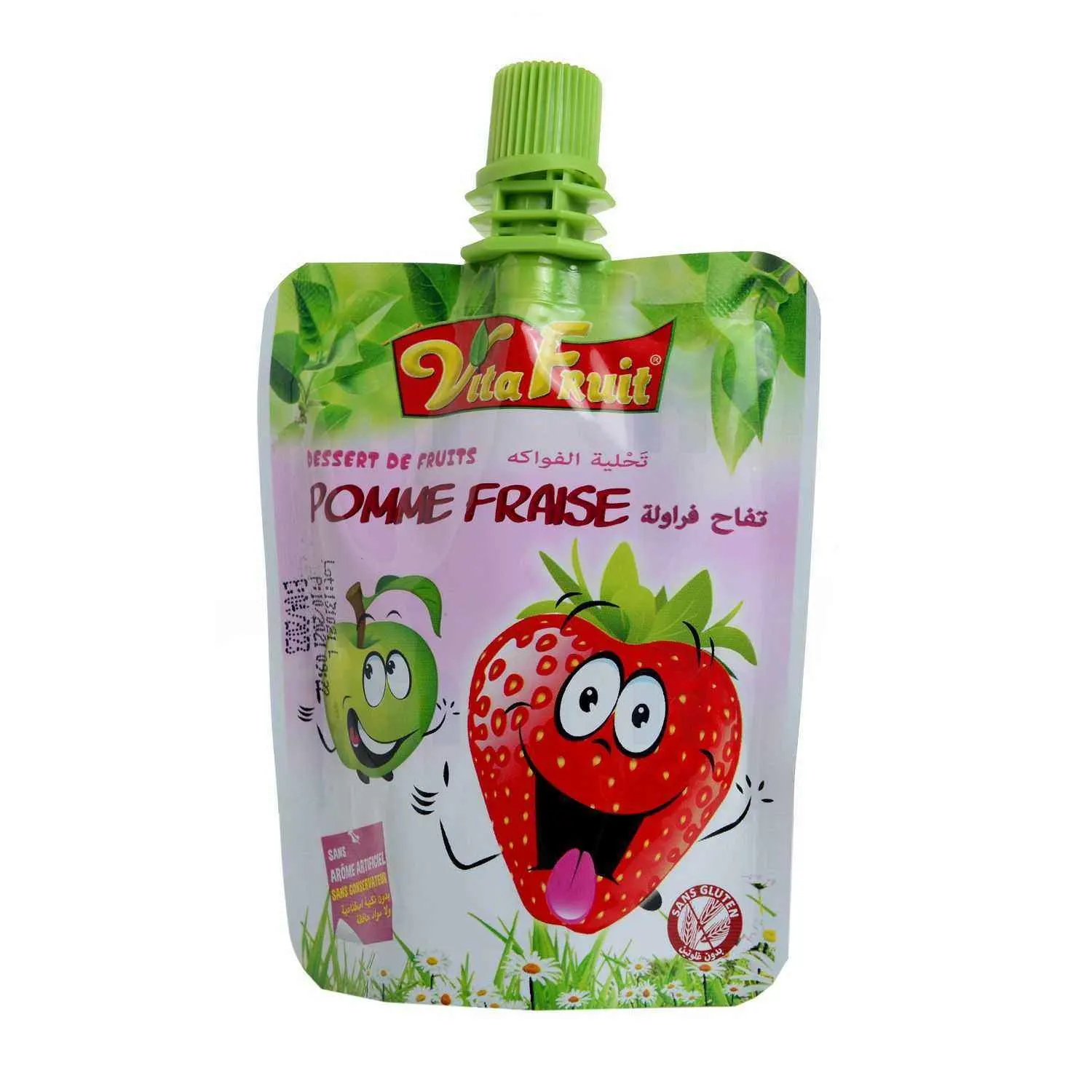 Dessert de fruits pomme fraise 80g - VITA FRUIT