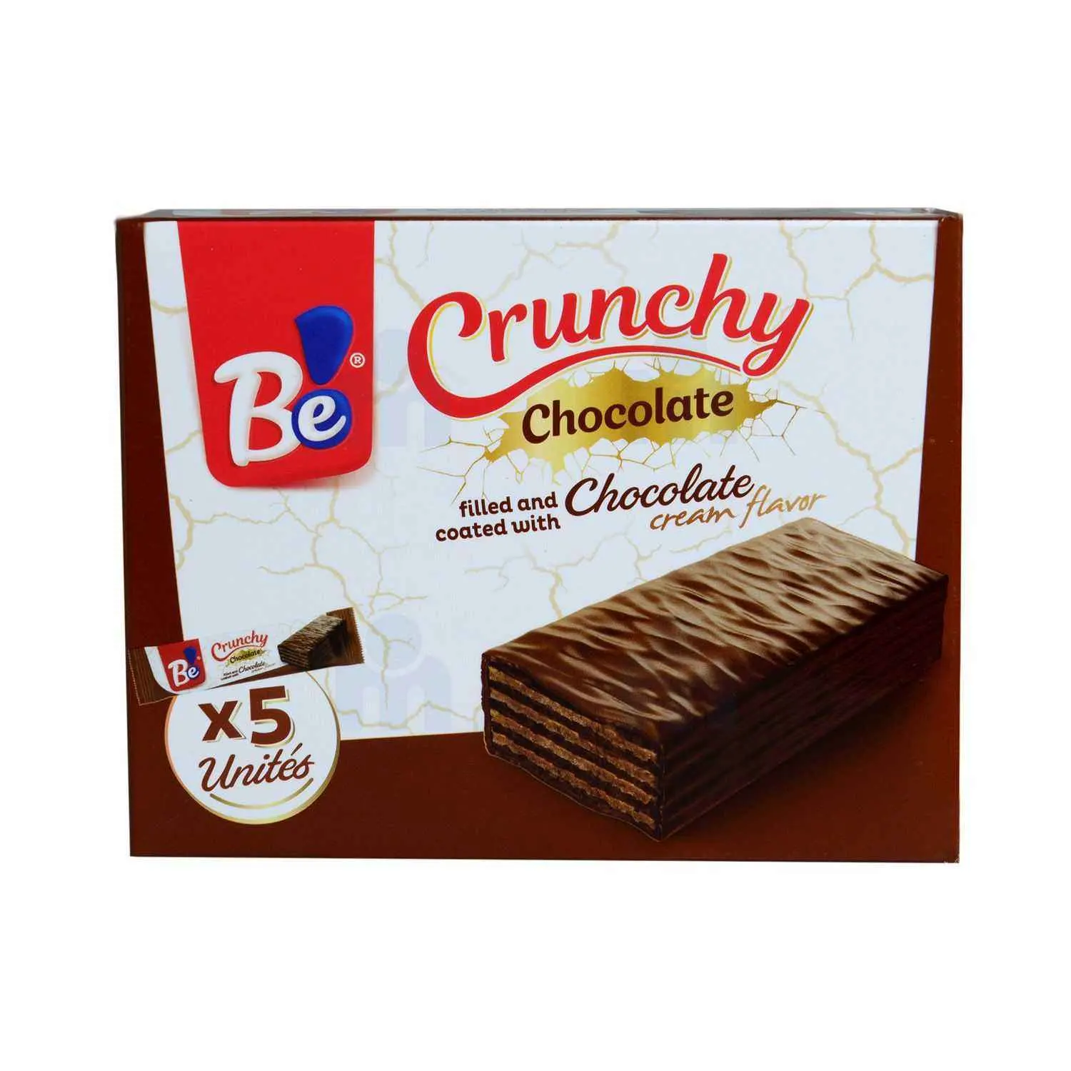 Gaufrettes Crunchy chocolat 5x40g - BE