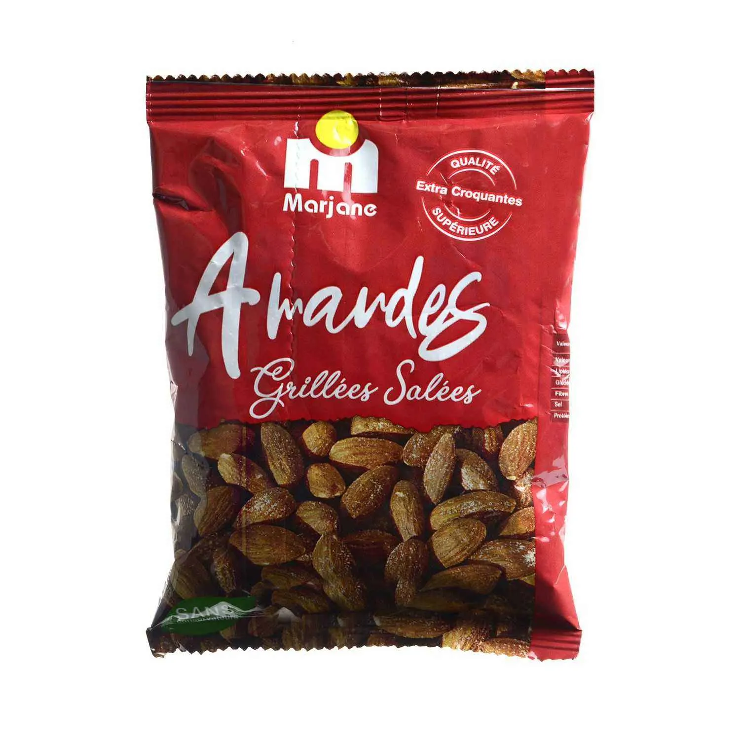 Amandes grillées salées 80g - MARJANE