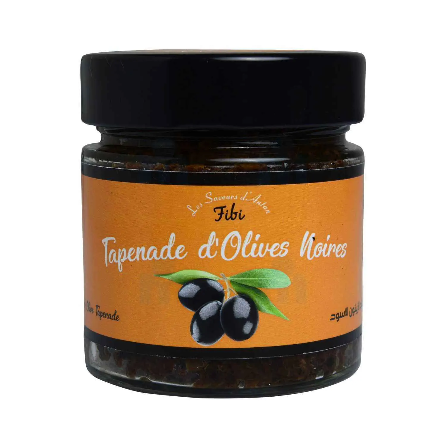 Tapenade d'olives noires d'Essaouira 200g - FIBI
