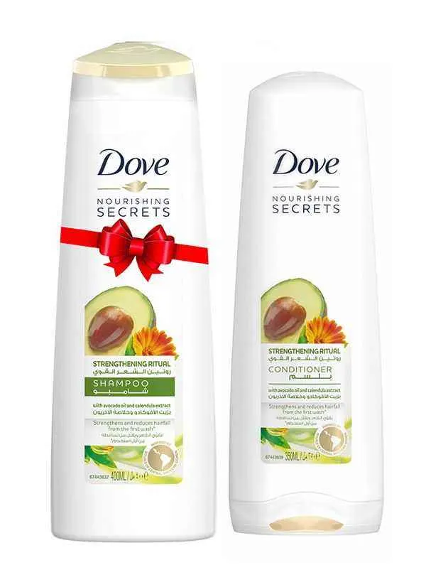Après shampoing Dove =  Shampoing Avocat 400ml gratuit