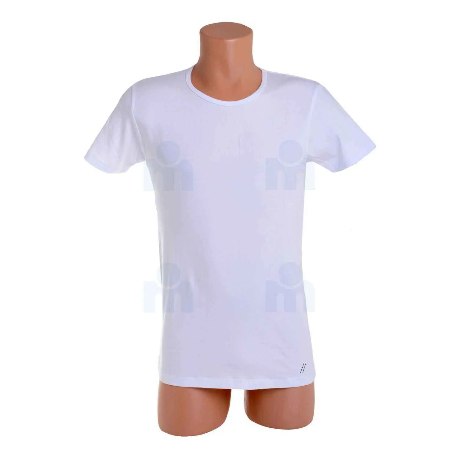 T-shirt Dynamic MC5859 col rond taille 4 blanc - PARTNER'S