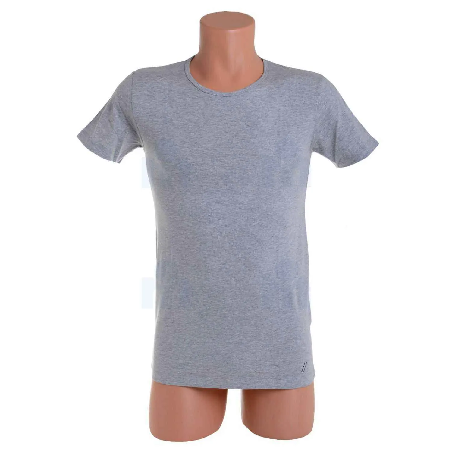 T-shirt Dynamic MC5859 col rond taille 4 gris chiné - PARTNER'S