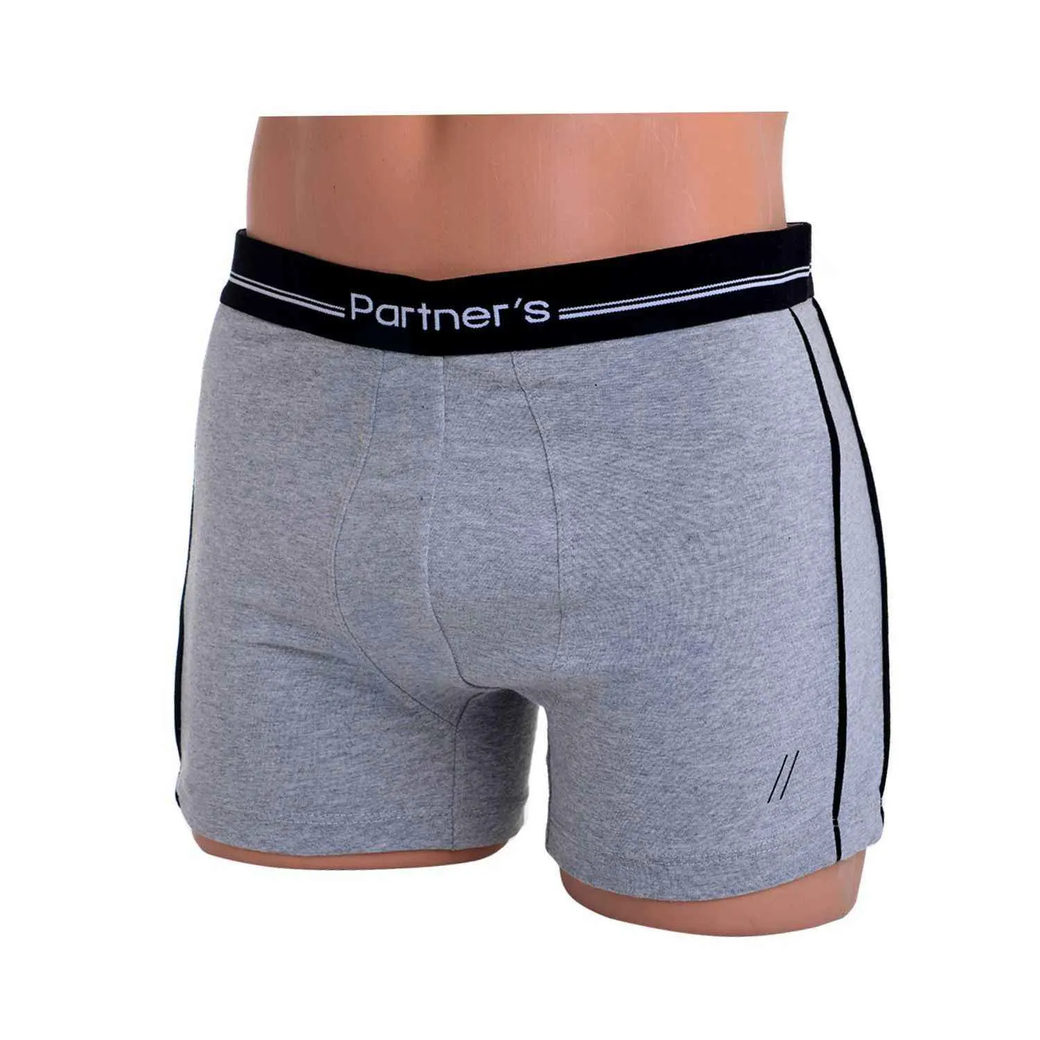Boxer Dynamic court 5854 taille 3 gris chiné - PARTNER'S - vue 2