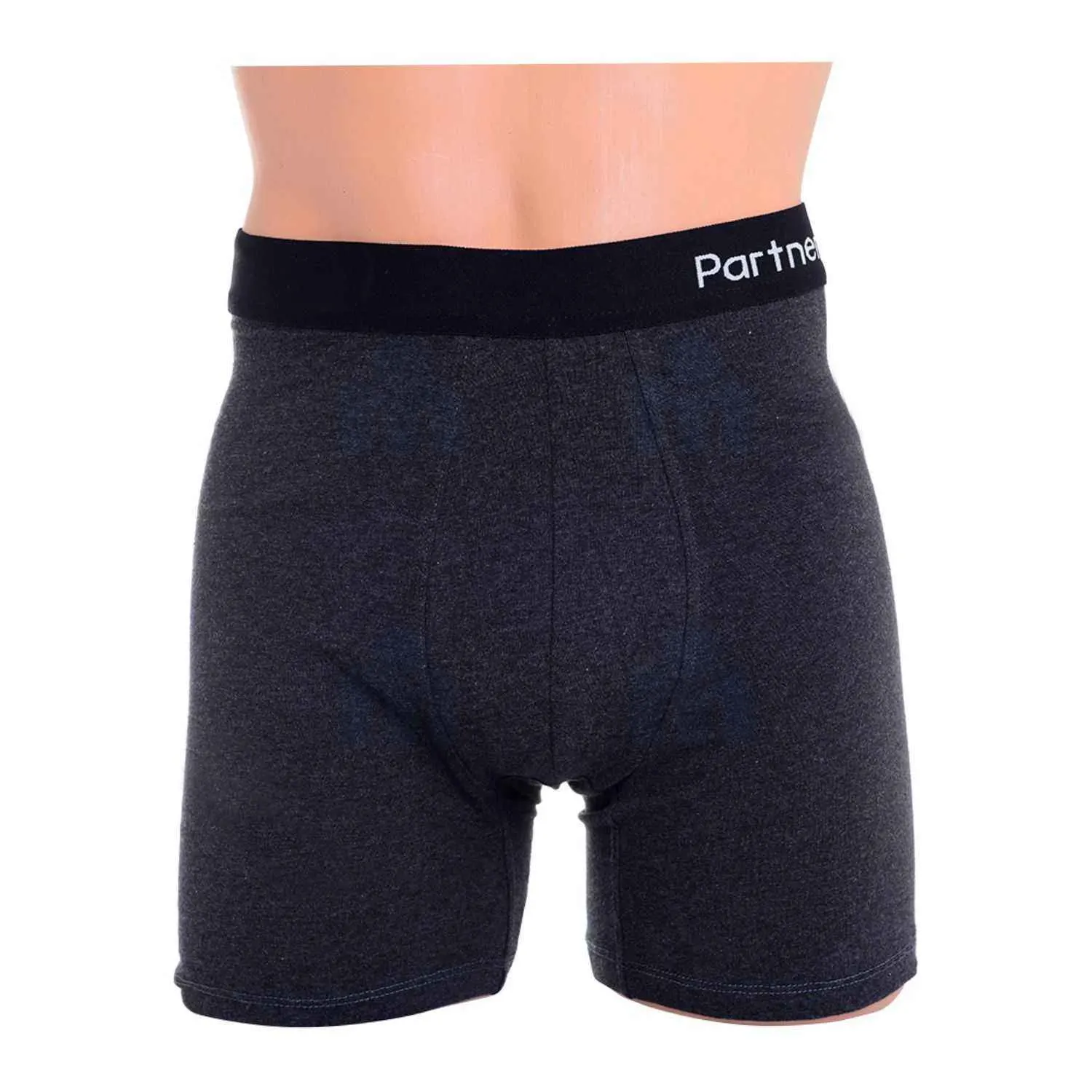 Boxer Dynamic mi-long 5856 taille 5 gris anthracite - PARTNER'S