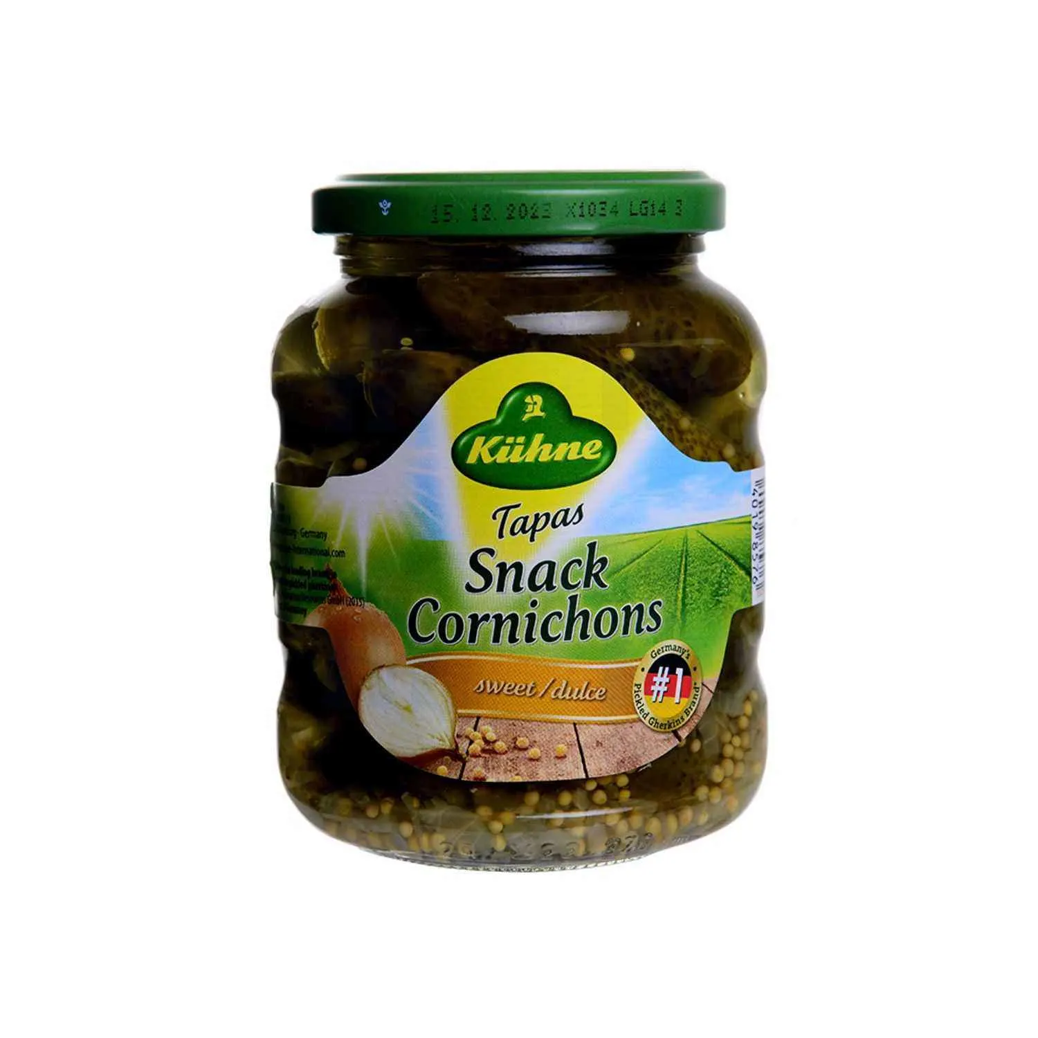 Tapas cornichons doux 330g - KÜHNE