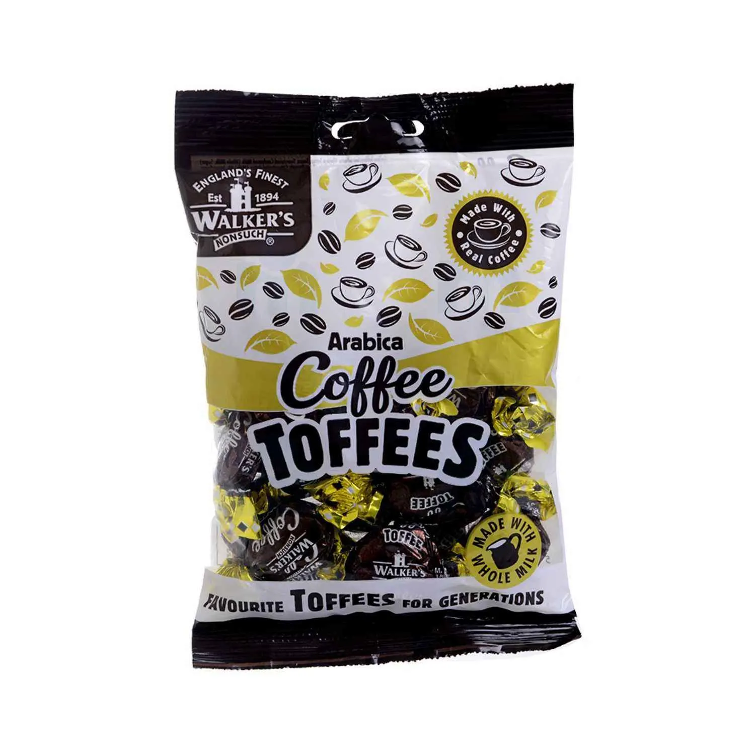 Sachet Toffées caramel au café Arabica 150g - WALKER'S