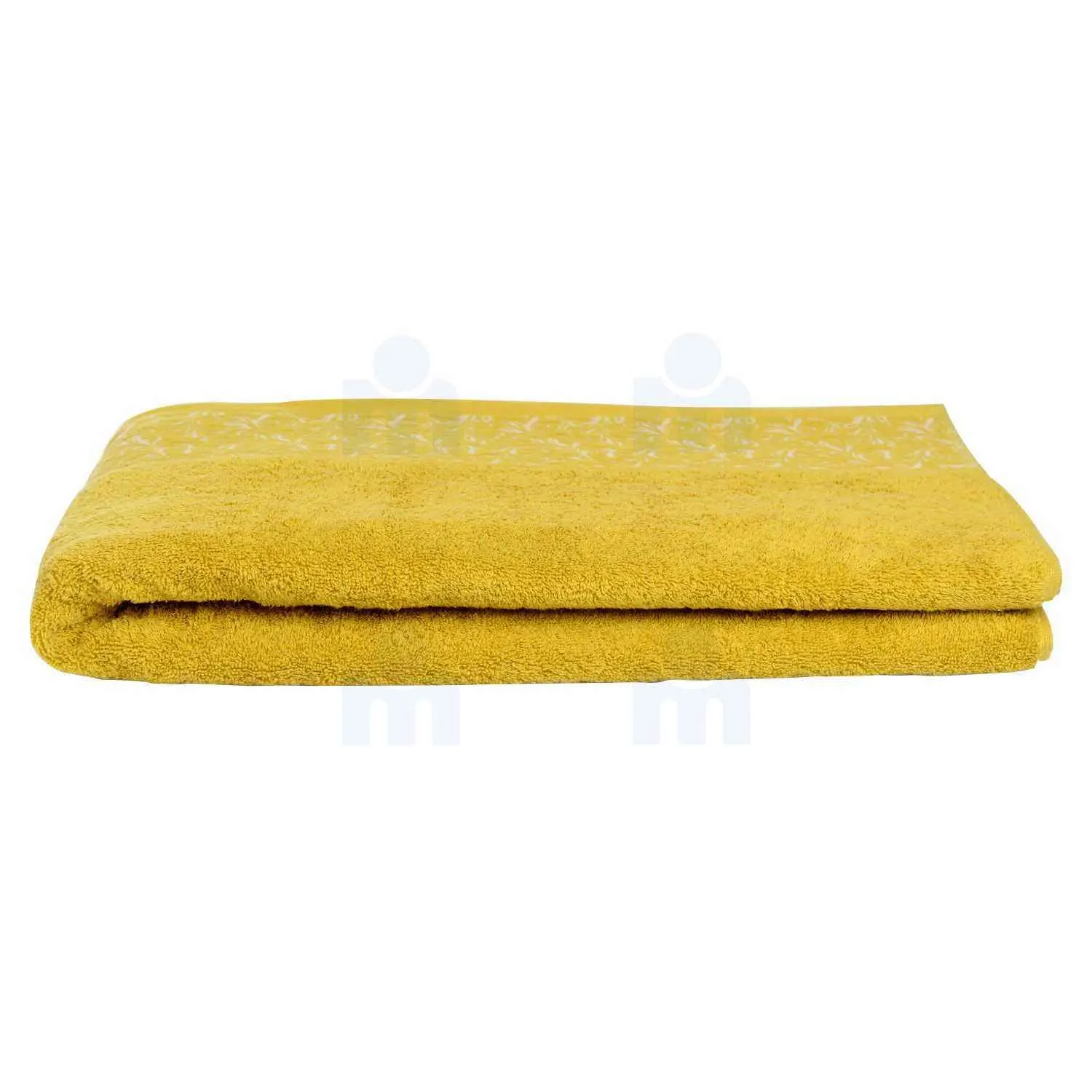 Serviette jacquard 500 GSM M0770 100X150cm moutarde x1 pièce - vue 2