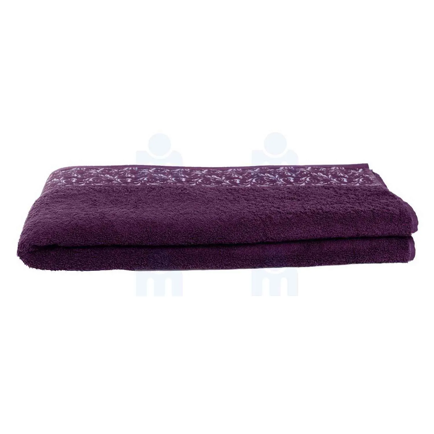 Serviette jacquard 500 GSM M0770 100X150cm violette x1 pièce - vue 2