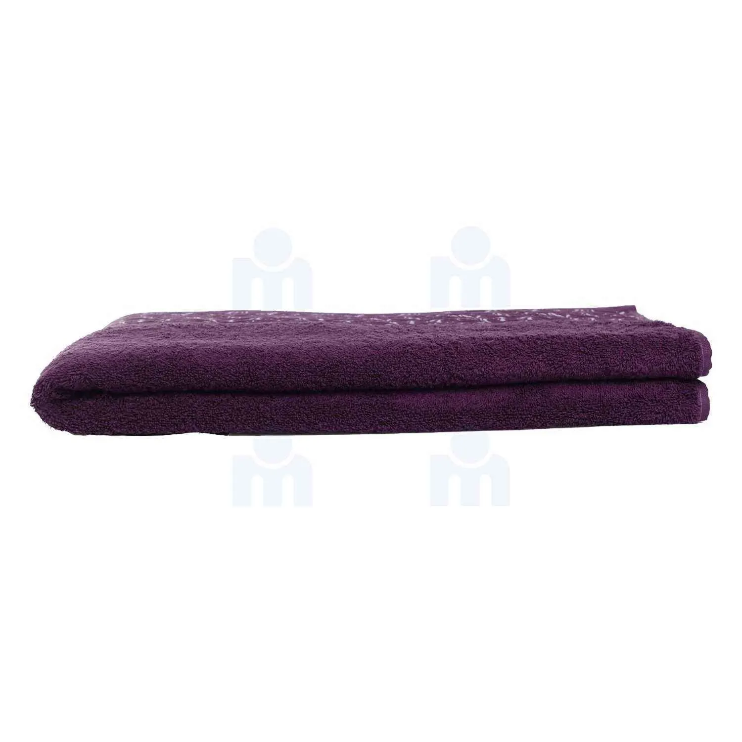 Serviette jacquard 500 GSM M0770 100X150cm violette x1 pièce - vue 3