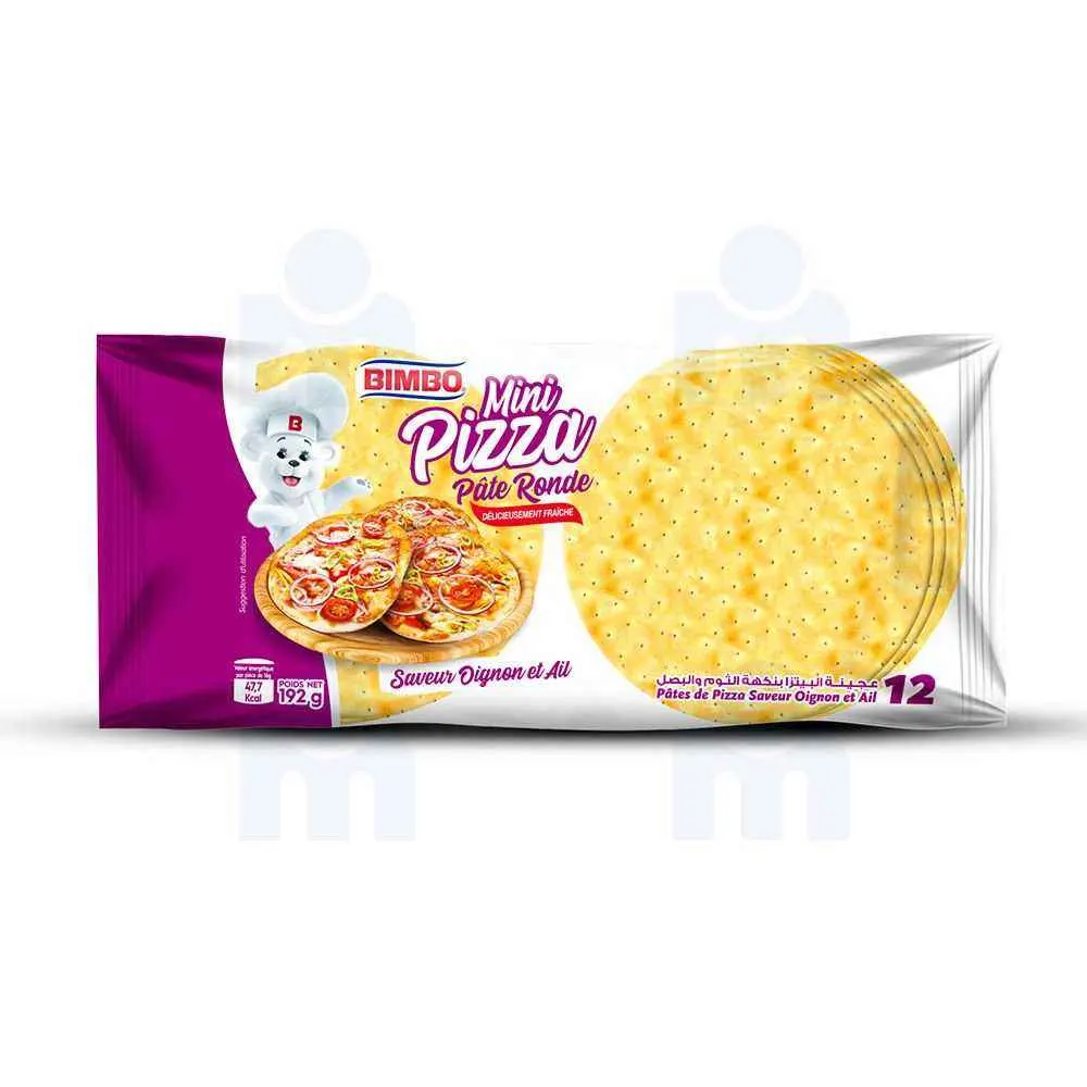 Mini pâte à pizza ronde x12 unités 192g - BIMBO