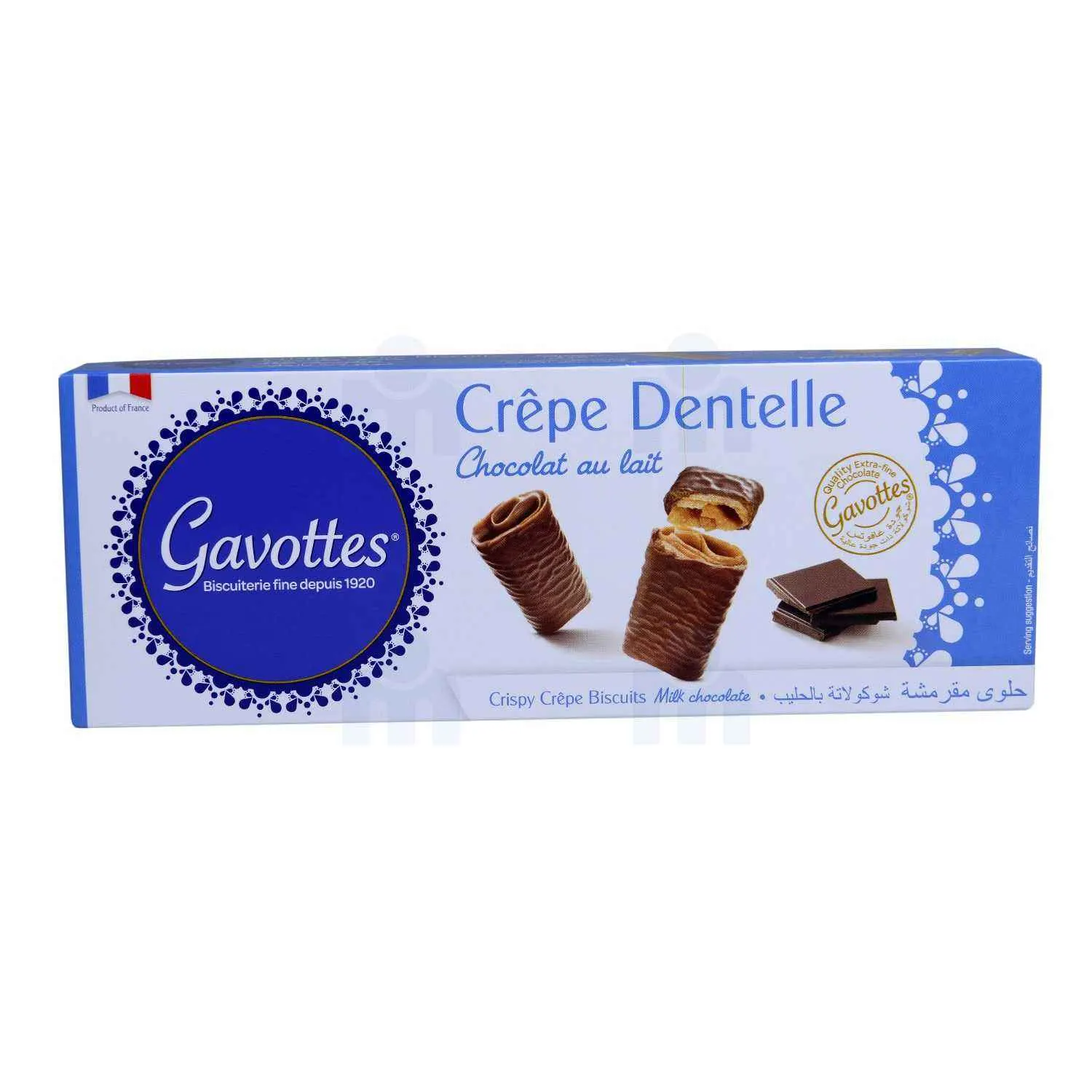 Biscuits crêpe dentelle chocolat au lait 90g - GAVOTTES