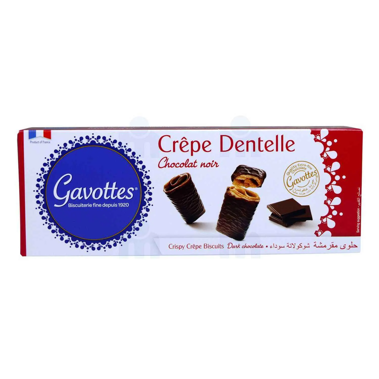 Biscuits crêpe dentelle chocolat noir 90g - GAVOTTES